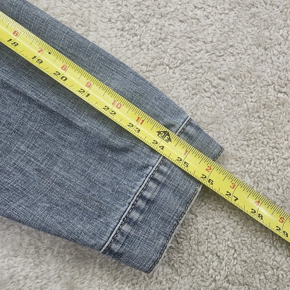 Vintage Denim Trucker Jacket Mens L Faded Monte Carlo Polo Jockey Club Heavy Y2K